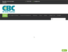 Tablet Screenshot of cbcit.dk
